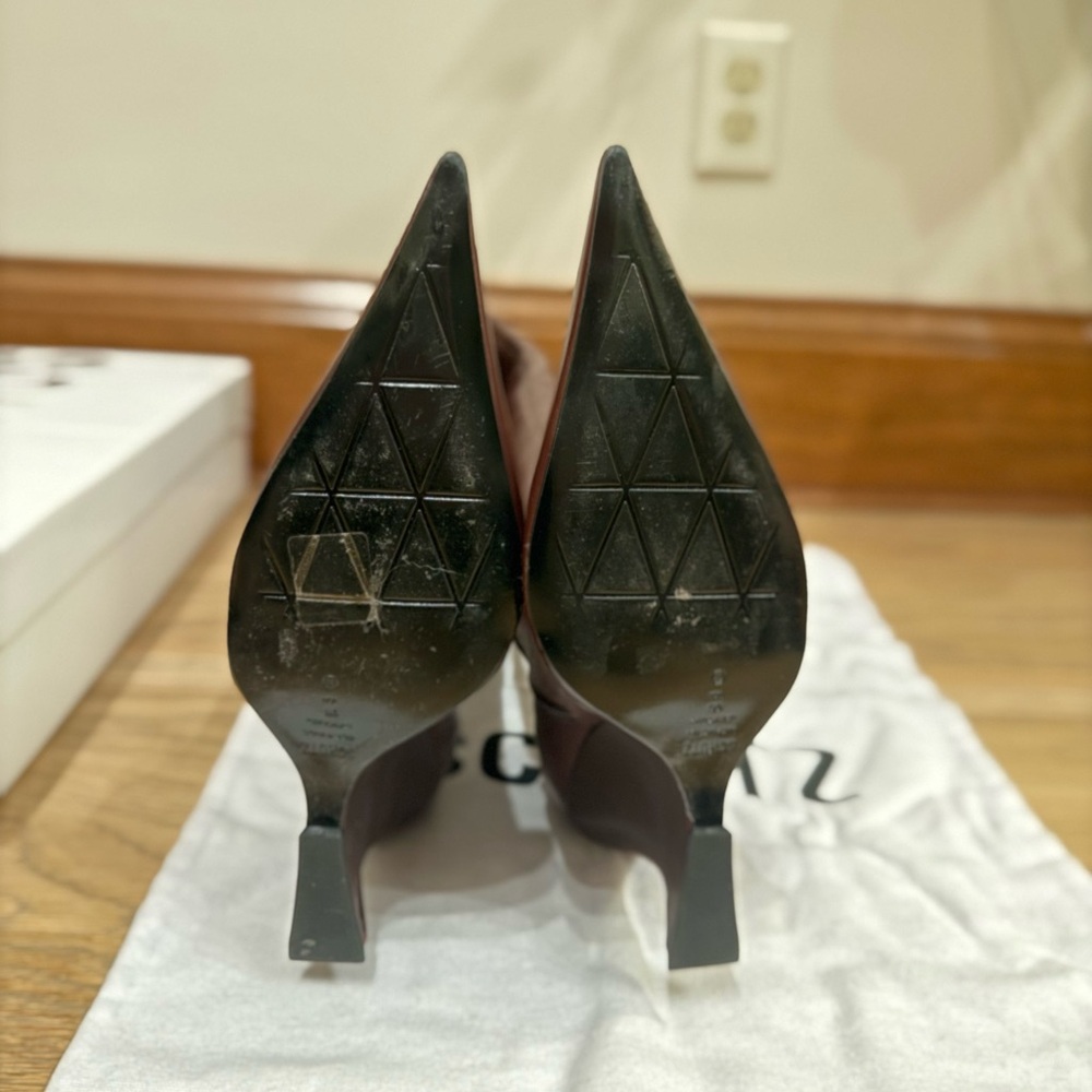 Sienna Over The Knee Cherry Wine Schutz Boots - Picture 5 of 13